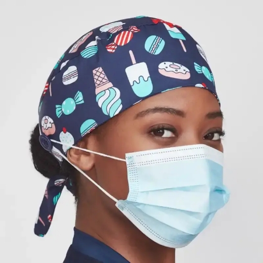 Picture of Biz Care, Printed Unisex Scrub Cap